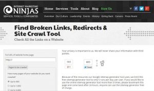 پیدا کردن لینک های شکسته