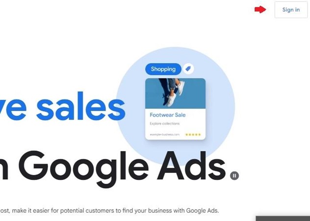 ثبت نام در گوگل ادورز