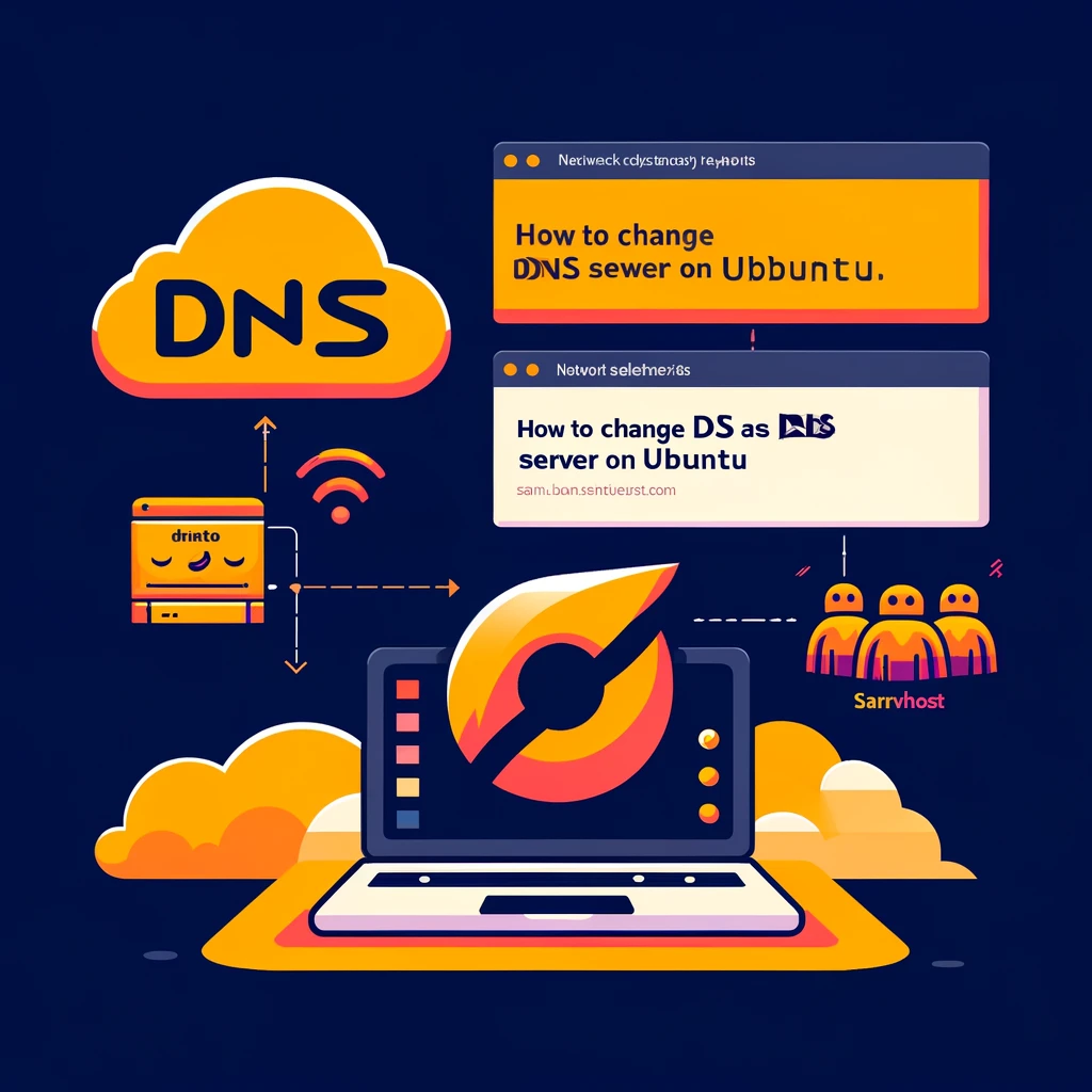 آموزش تغییر DNS در سرور ابونتو 22