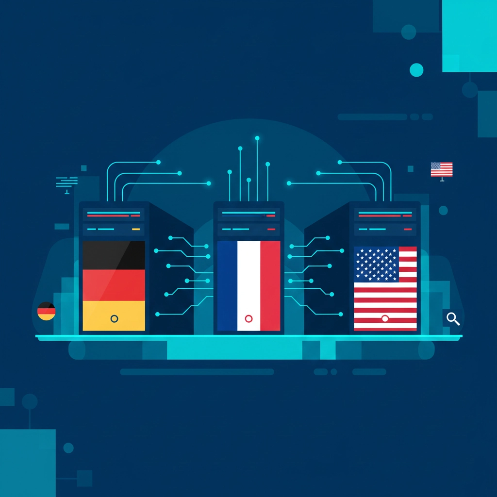 نمودار پینگ‌تایم سرور مجازی آلمان به ایران در سال ۲۰۲۶